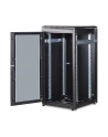 DIGITUS Network cabinet 19Inch 22U H21164mmxB600mmxT600mm Kolor: CZARNY RAL 9005 with glass door incl. 28xSreew-Set up to 600KG IP40 - nr 23