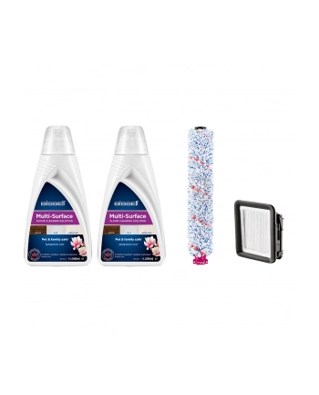 Bissell cleaning value pack MultiSurface - 2x detergent, 1x roll, 1x filter nr 1