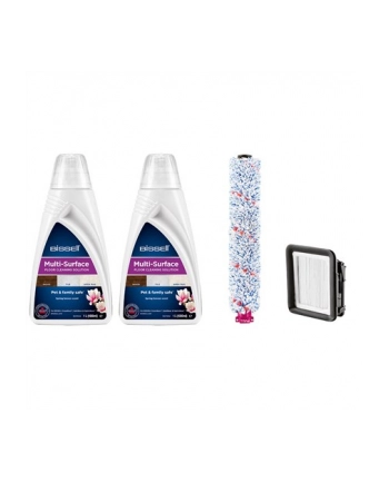 Bissell cleaning value pack MultiSurface - 2x detergent, 1x roll, 1x filter nr 2