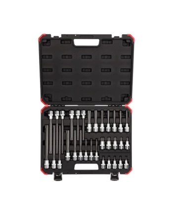 GEDORE Red screwdriver socket set, 1/2 (Kolor: CZARNY/red, 32 pieces, TORX, in case) 3301577 nr 2