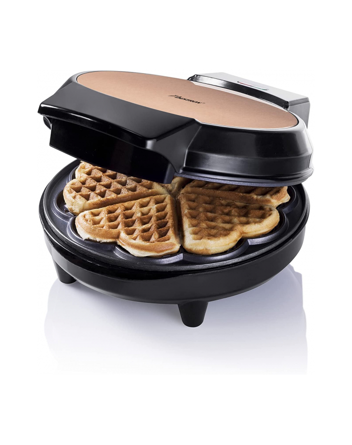 Bestron heart waffle maker AWM700CO, waffle maker (copper/Kolor: CZARNY) główny