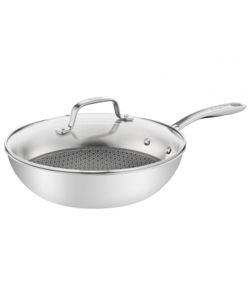 Tefal wok pan Eternal Mesh 28cm Inox/Kolor: CZARNY