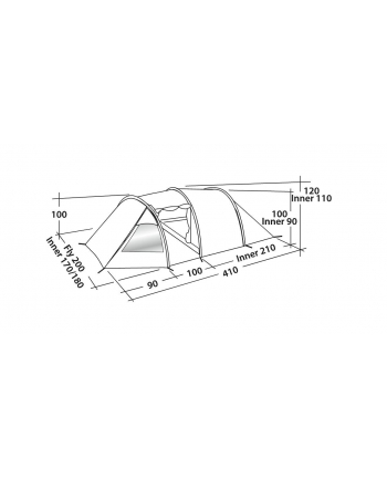 Easy Camp Tent Spirit 300gn 3 pers. - 120397