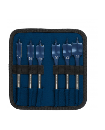 Bosch Powertools SELFCUT flat milling drill bit 6 pieces 13-25 - 2608900333 EXPERT RANGE