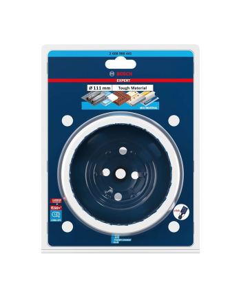 Bosch Powertools hole saw ToughMaterial 111mm - 2608900441 EXPERT RANGE