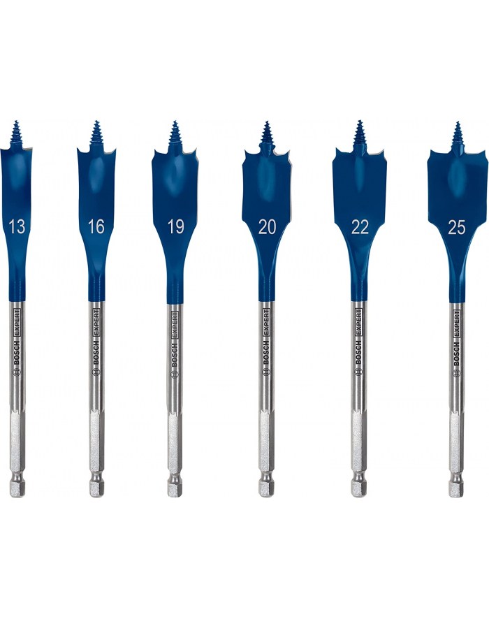 Bosch Powertools SELFCUT flat milling drill bit 6 pieces 13-25 - 2608900333 EXPERT RANGE główny