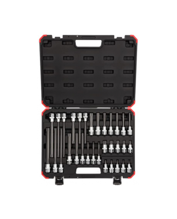 GEDORE Red screwdriver socket set, 1/2 (Kolor: CZARNY/red, 32 pieces, TORX, in case) 3301577