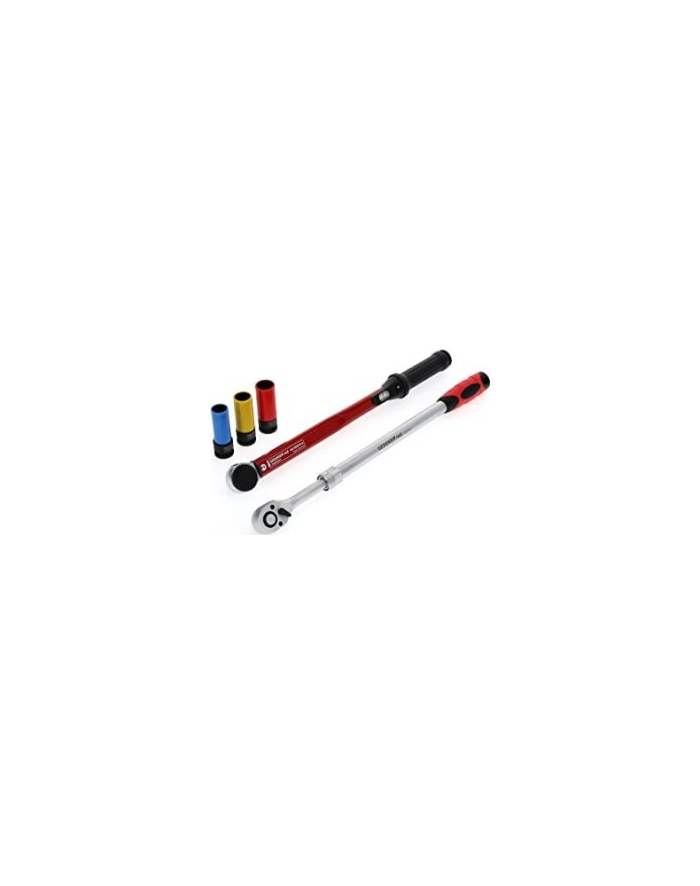 GEDORE red wheel change assortment, 5 pieces, torque wrench (Kolor: CZARNY/red) 3300187 główny