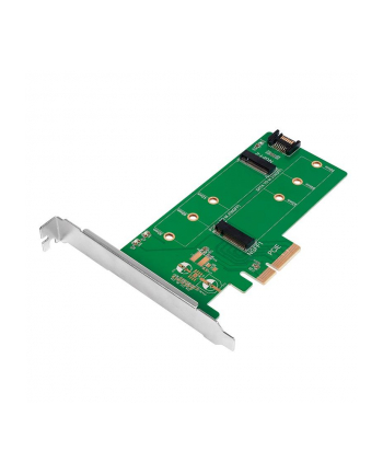 LOGILINK PC0083 Dual M.2 PCIe adapter for SATA and PCIe SATA SSD