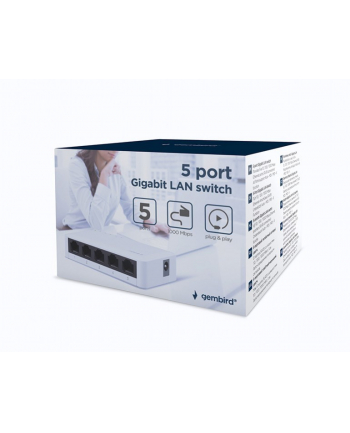 GEMBIRD NSW-G5-01 Switch 5-port 10/100/1000Mbps