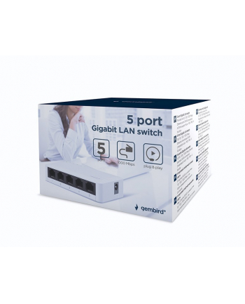 GEMBIRD NSW-G5-01 Switch 5-port 10/100/1000Mbps