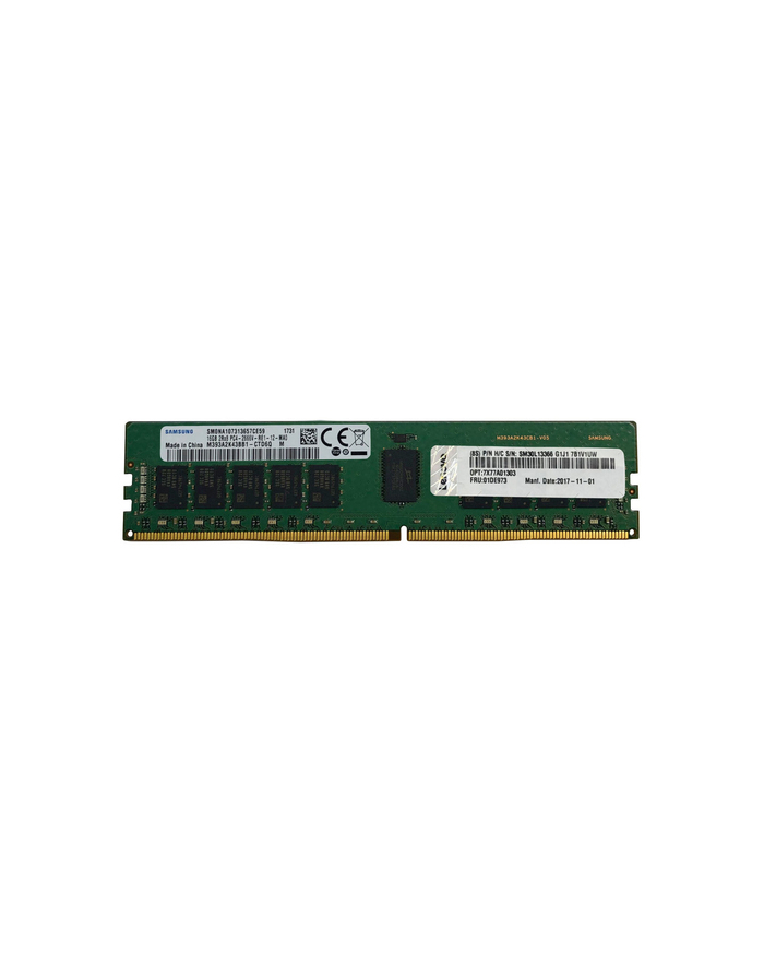 LENOVO ThinkSystem 8GB TruDDR4 3200MHz 1Rx8 1.2V ECC UDIMM główny