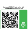 APC Easy Rack 600mm/42U/1000mm with Roof/Side panel/castors/feet and 4 Brackets No Bottom Kolor: CZARNY - nr 10