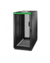 APC Easy Rack 600mm/24U/1200mm with Roof Side panel castors feet and 4 Brackets no Bottom Kolor: CZARNY - nr 6
