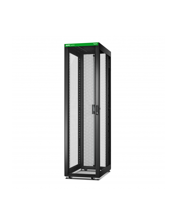 APC Easy Rack 48Ux600x1000 with Roof castors feet and 4Brackets No Side panels Bottom Kolor: CZARNY główny