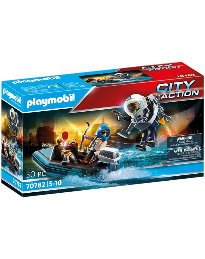 Playmobil police jetpack - arrest of the art robber główny