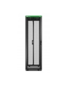APC Easy Rack 600mm/42U/1000mm with Roof/Side panel/castors/feet and 4 Brackets No Bottom Kolor: CZARNY - nr 16