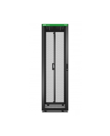 APC Easy Rack 600mm/42U/1000mm with Roof/Side panel/castors/feet and 4 Brackets No Bottom Kolor: CZARNY nr 2