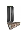 APC Easy Rack 600mm/42U/1000mm with Roof/Side panel/castors/feet and 4 Brackets No Bottom Kolor: CZARNY - nr 24