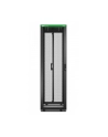 APC Easy Rack 600mm/42U/1000mm with Roof/Side panel/castors/feet and 4 Brackets No Bottom Kolor: CZARNY - nr 25