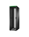 APC Easy Rack 600mm/42U/1000mm with Roof/Side panel/castors/feet and 4 Brackets No Bottom Kolor: CZARNY - nr 32