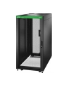 APC Easy Rack 600mm/24U/1200mm with Roof Side panel castors feet and 4 Brackets no Bottom Kolor: CZARNY - nr 11