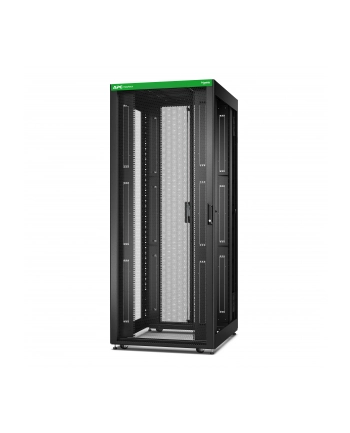 APC Easy Rack 42Ux800x1000 with Roof castors feet and 4Brackets No Side panels Bottom Kolor: CZARNY nr 2