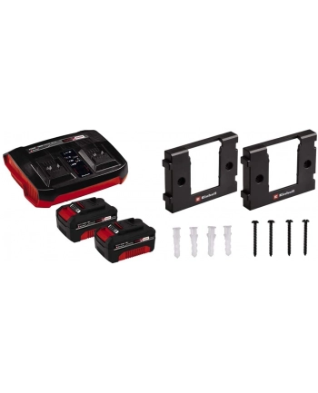 Einhell 2x 4.0Ah ' Twincharger Kit, Set (Kolor: CZARNY/red) nr 2