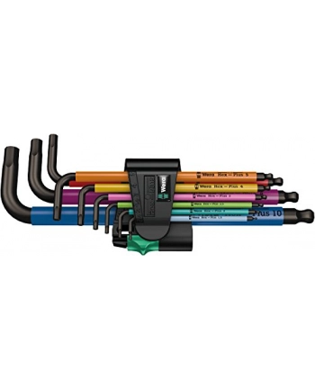 Wera 950/9 Hex-Plus Multicolour 1 - L-key set, metric, BlackLaser nr 1