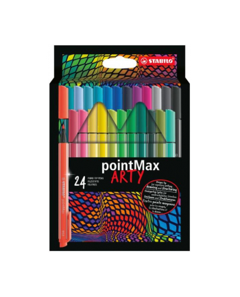 Cienkopis STABILO pointMAX etui kartonowe 24 szt. ARTY 488/24-2-20