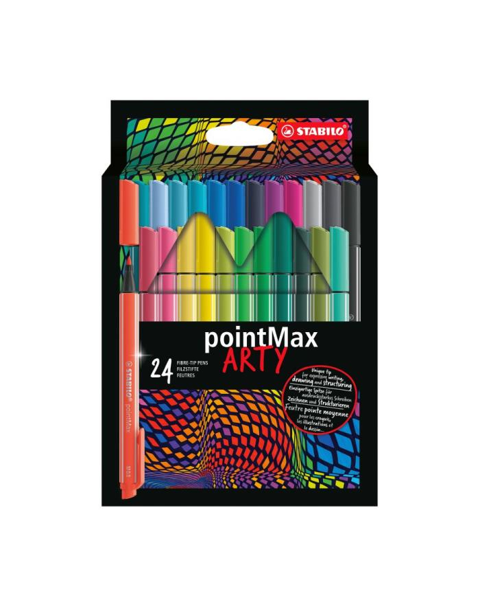 Cienkopis STABILO pointMAX etui kartonowe 24 szt. ARTY 488/24-2-20 główny