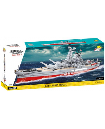 COBI 4833 Historical Collection WWII Battleship Yamato 2665 klocków