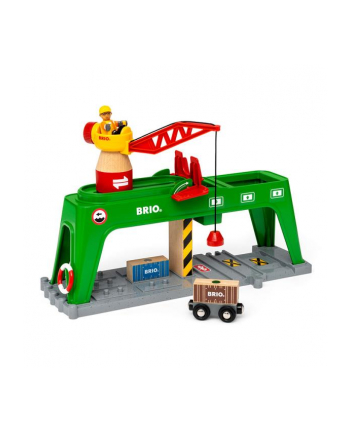 ravensburger BRIO 63399600 Dźwig kontenerowy 63399600
