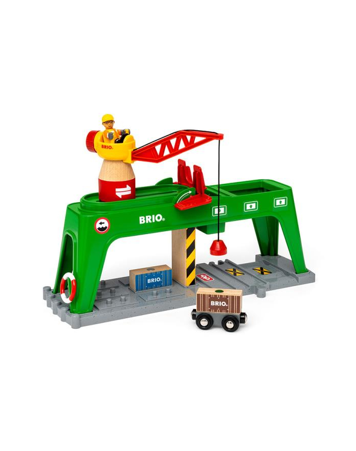 ravensburger BRIO 63399600 Dźwig kontenerowy 63399600 główny