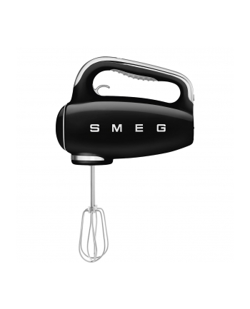 SMEG 50's Style HMF01BL(wersja europejska), hand mixer (Kolor: CZARNY/silver)