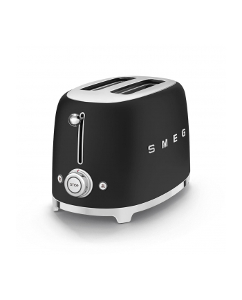 Smeg Toaster TSF01BLM(wersja europejska) 950W matt Kolor: CZARNY