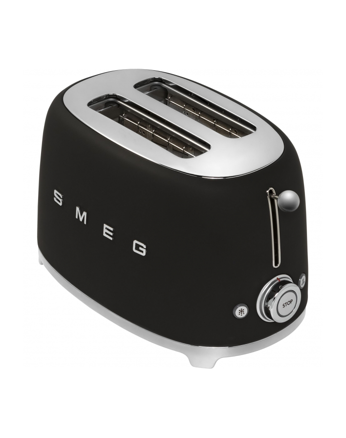 Smeg Toaster TSF01BLM(wersja europejska) 950W matt Kolor: CZARNY główny