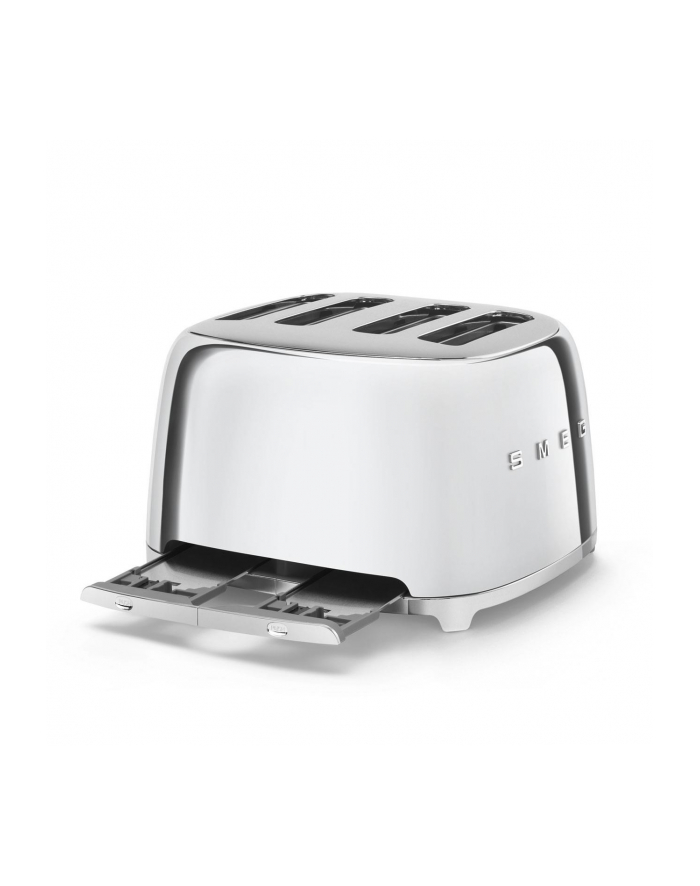 Smeg Toaster TSF03SS(wersja europejska) 950W chrome - 4-slot główny