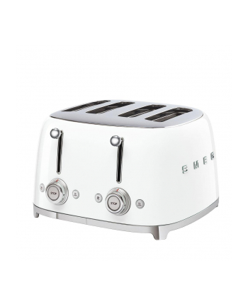 Smeg Toaster TSF03WH(wersja europejska) 950W Kolor: BIAŁY - 4 slots