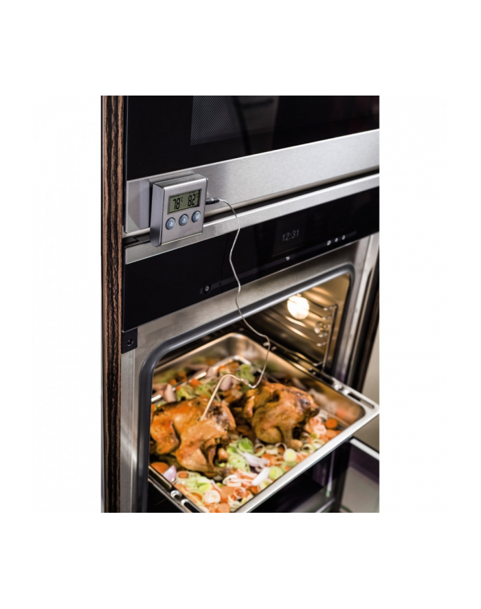 xavax Termometr cyfrowy do mięsa z zegarem i sondą punktową główny