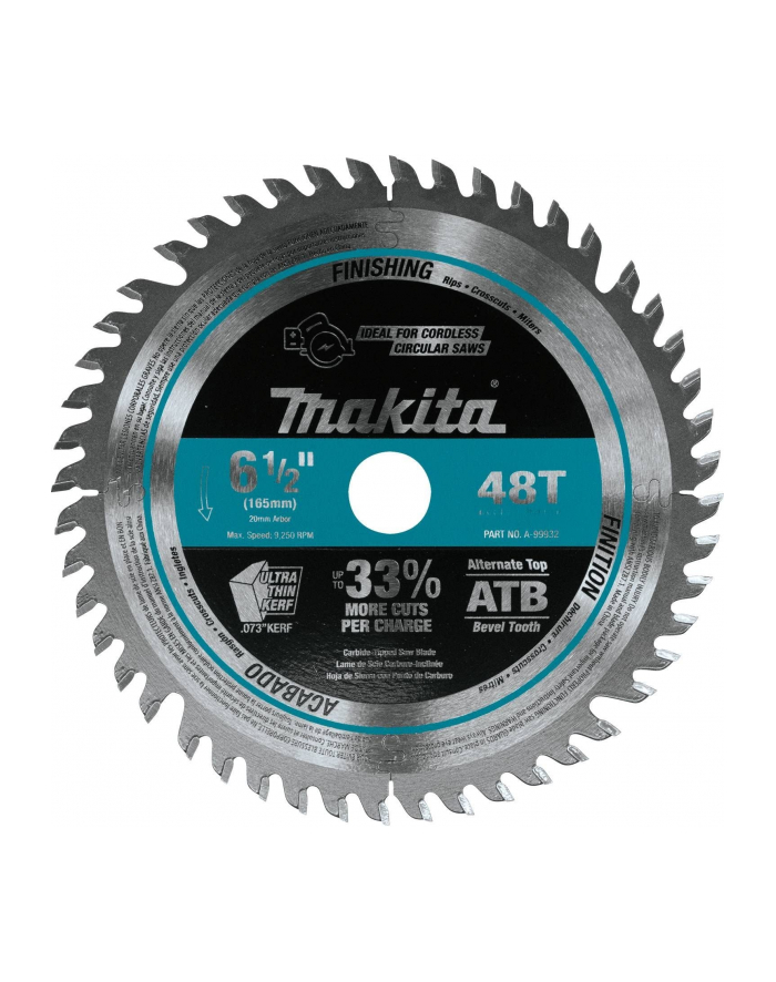 Makita saw blade SPECIALIZED 165x20 48Z główny