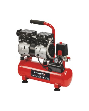 Einhell Compressor TE-AC 6 Silent (red/Kolor: CZARNY, 550 Watt)