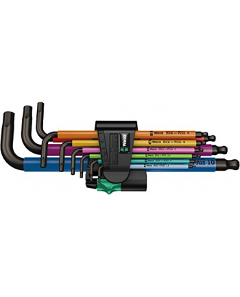 Wera 950/9 Hex-Plus Multicolour 1 - L-key set, metric, BlackLaser