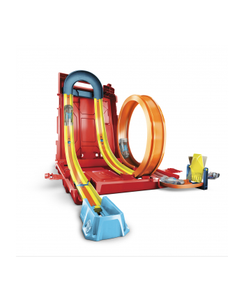 Hot Wheels Track Builder Unlimited Gas Can Stunt Box, Racetrack (Multicolored, Includes a Hot Wheels Vehicle)