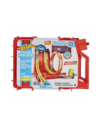 Hot Wheels Track Builder Unlimited Gas Can Stunt Box, Racetrack (Multicolored, Includes a Hot Wheels Vehicle)