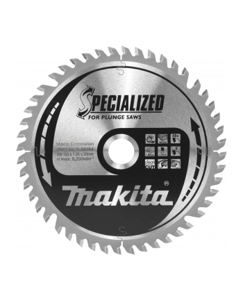 Makita saw blade SPECIALIZED 165x20 48Z nr 1
