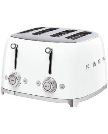 Smeg Toaster TSF03WH(wersja europejska) 950W Kolor: BIAŁY - 4 slots