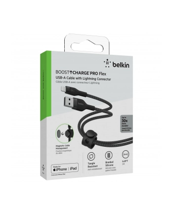 belkin Kabel BoostCharge USB-A do Lightning silikonowy 2m, czarny nr 2