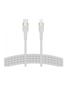 belkin Kabel BoostCharge USB-C/Lightning Silikonowy w oplocie 1m biały - nr 22