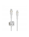 belkin Kabel BoostCharge USB-C/Lightning Silikonowy w oplocie 1m biały - nr 28